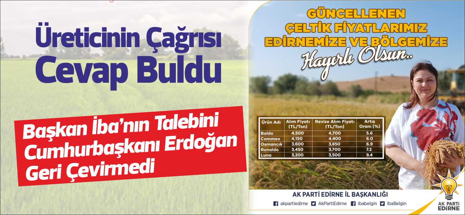 Geçtiğimiz aylar içerisinde Edirne