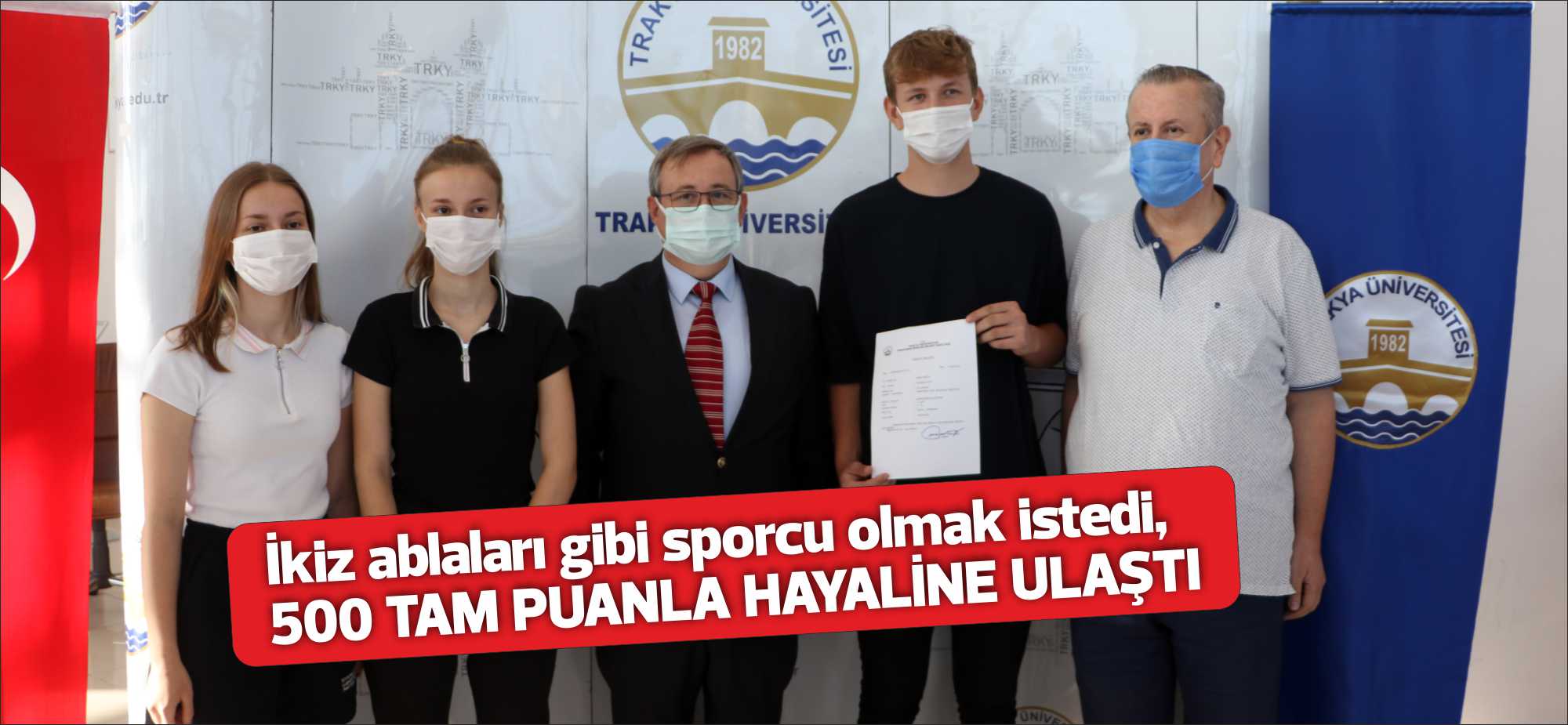 Trakya Üniversitesi Kırkpınar Spor Bilimleri Fakültesi’nin biri milli tekvandocu,