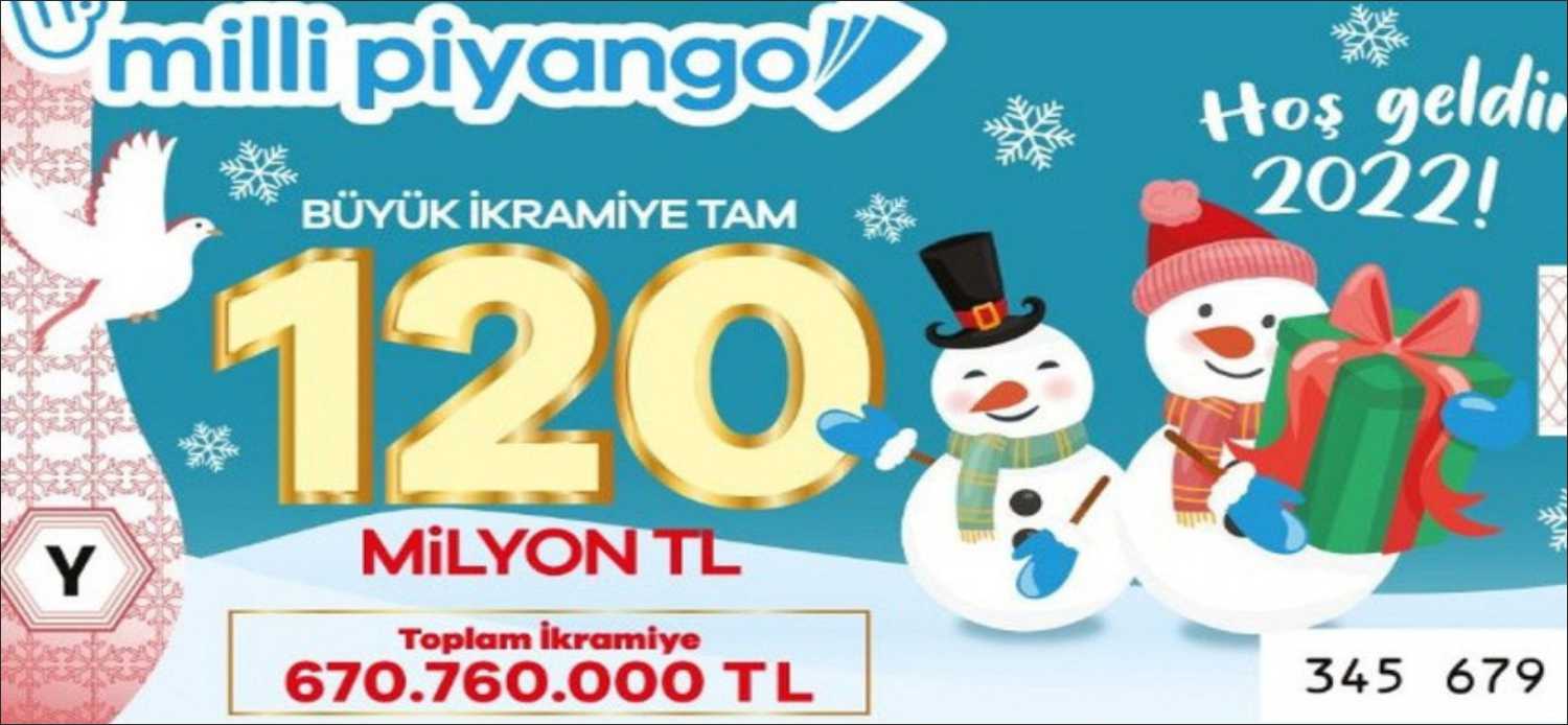 Büyük ikramiye tutarının 120