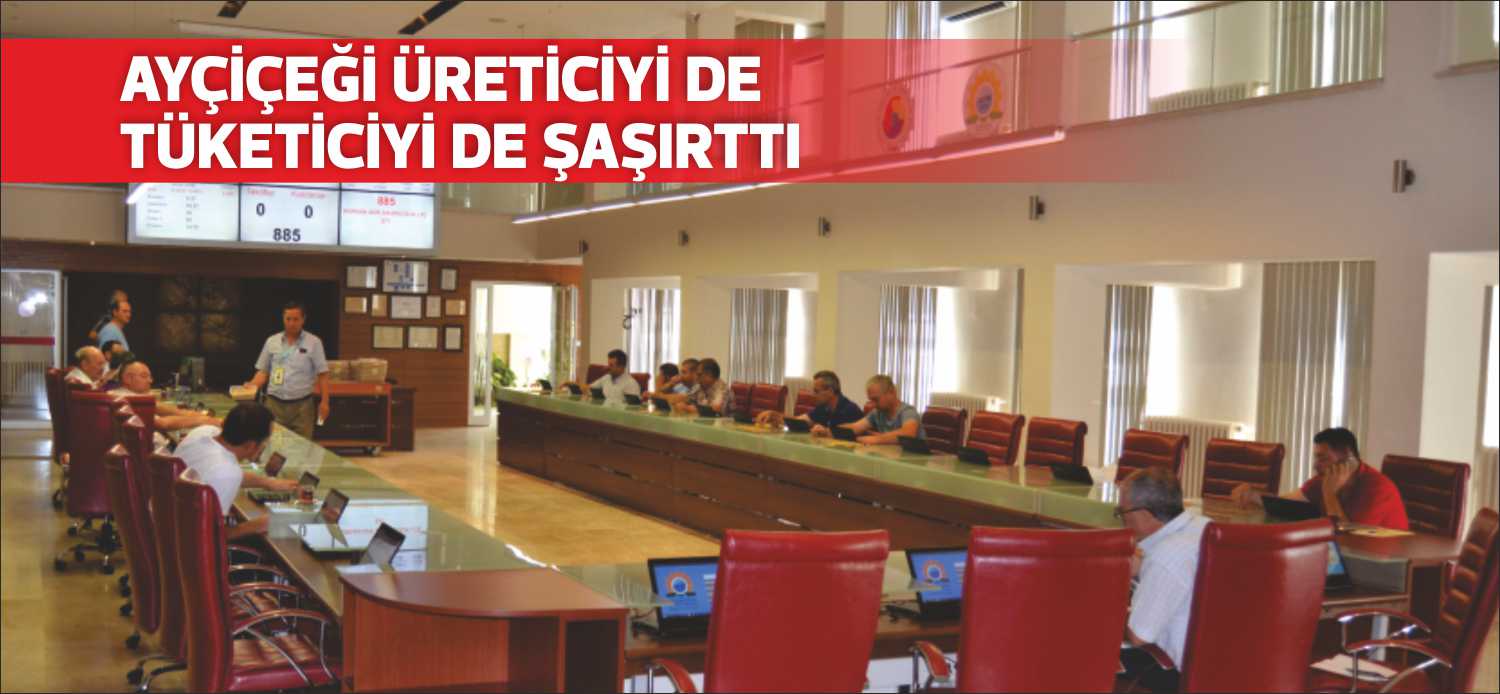 Uzunköprü Ticaret Borsası, ayçiçeği