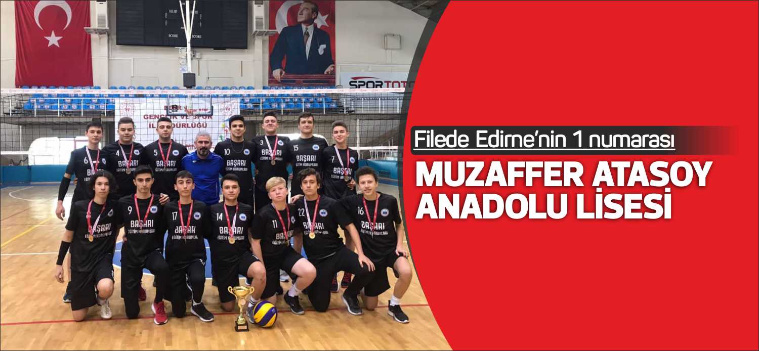 Edirne Liselerarası erkek voleybol