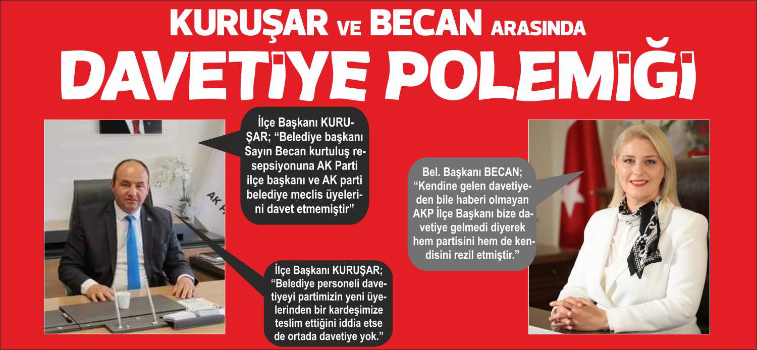 İlçe Başkanı Kuruşar; “Belediye