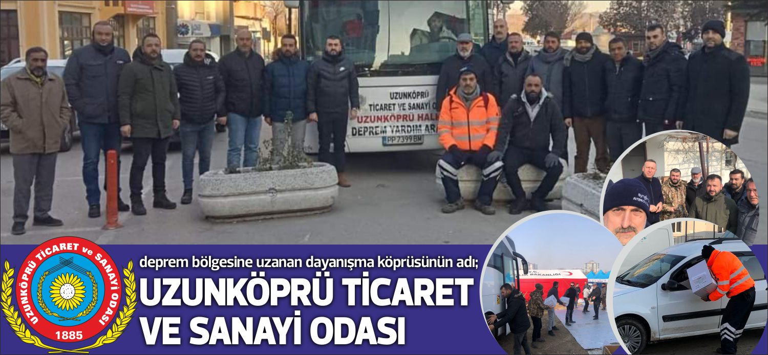 Uzunköprü’den afet bölgesi için