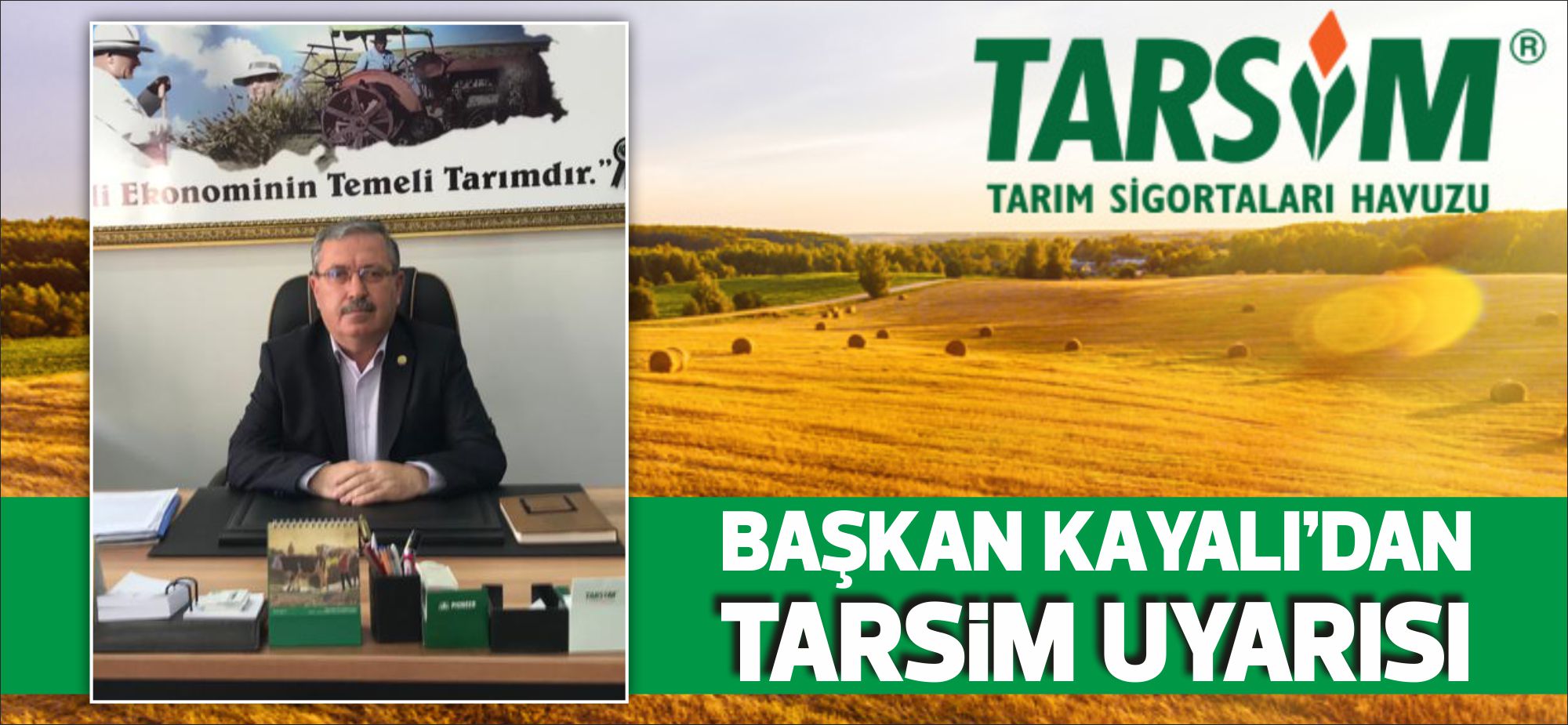 Tarım sigortasının istenilen düzeyde