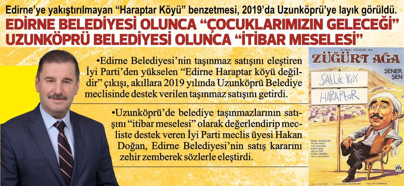 Edirne’ye yakıştırılmayan “Haraptar Köyü”