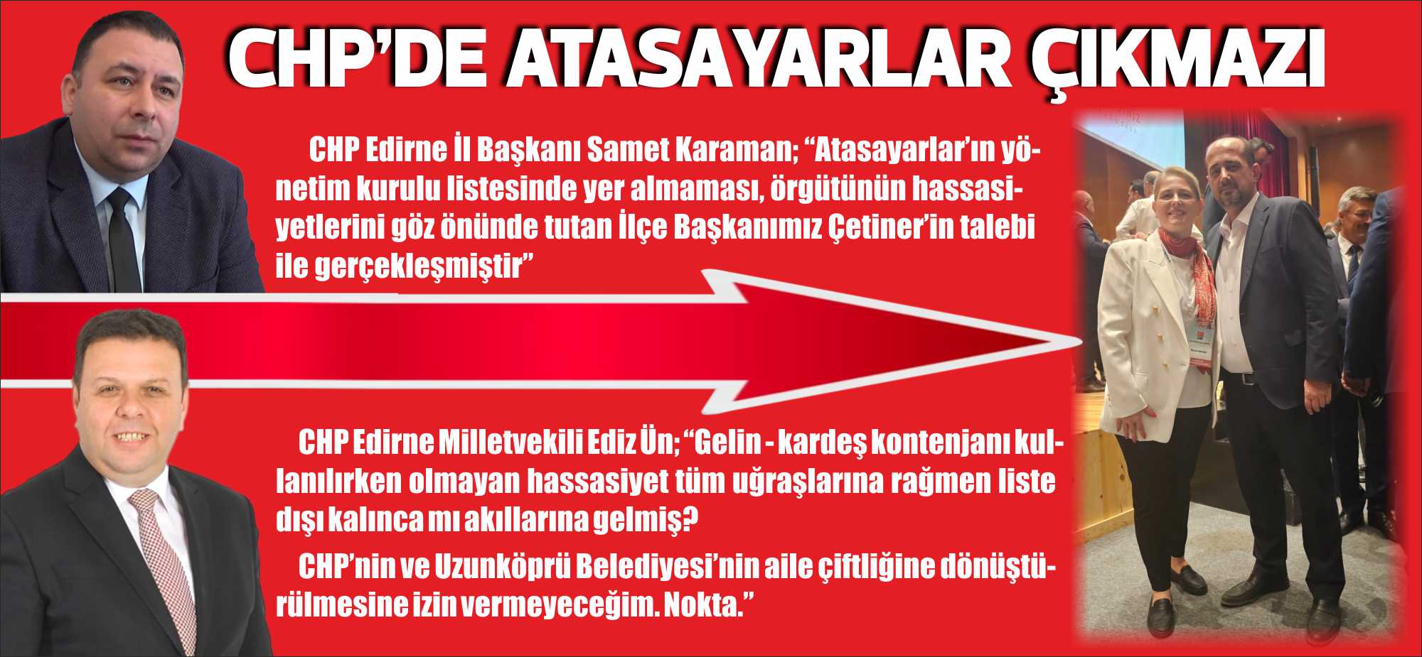 CHP İl Başkanı Karaman;