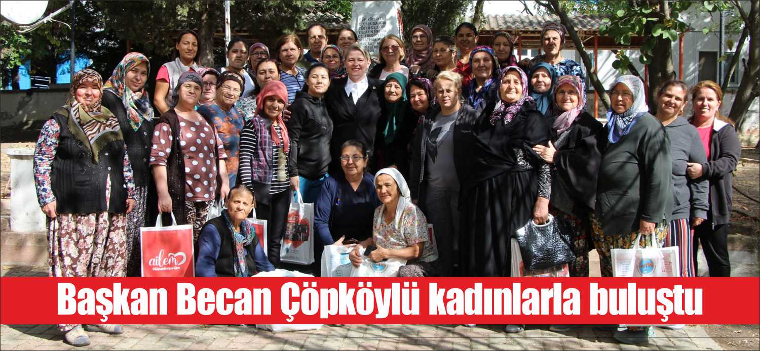 Belediye Başkanı Özlem Becan,