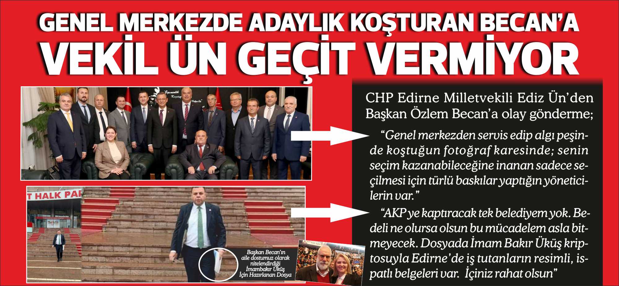 CHP Edirne Milletvekili Ediz