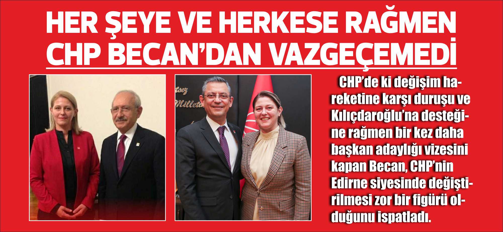 CHP’de ki değişim hareketine