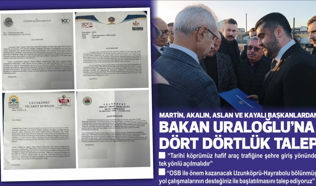 Uzunköprü Belediye Başkanı Ediz Martin, Uzunköprü Ticaret ve Sanayi Odası